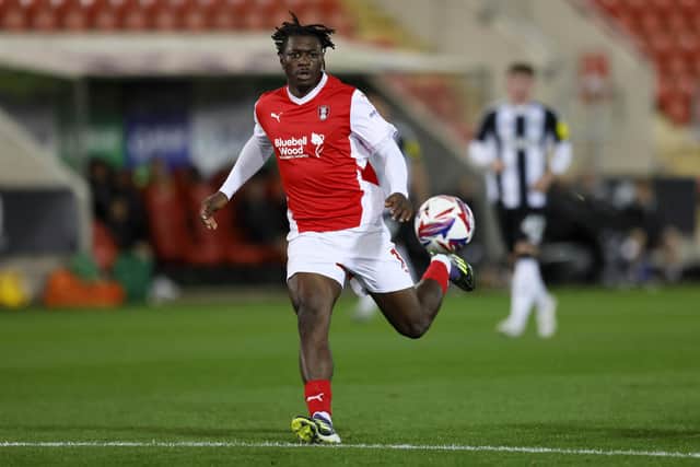 Rotherham United loanee Esapa Osong. Picture: Jim Brailsford