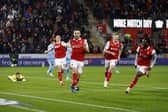 Game over as Ollie Rathbone makes it 2-0 to Rotherham United against Coventry City in the Championship clash at AESSEAL New York Stadium. Picture: Jim Brailsford
