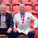 Steve McClaren and Tony Stewart on the day of the unveiling press conference at AESSEAL New York Stadium. Picture: Kerrie Beddows
