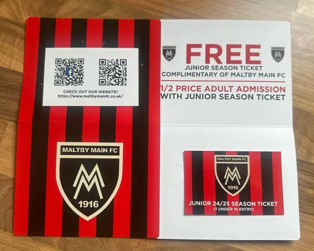 Maltby Main season ticket