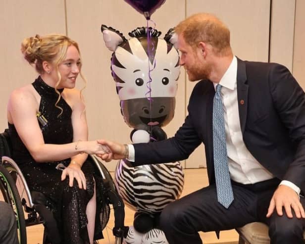 Hayley meets Prince Harry at the WellChild awards