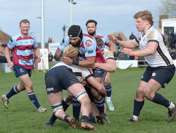 Rotherham Titans in action last time out against Leeds Tykes