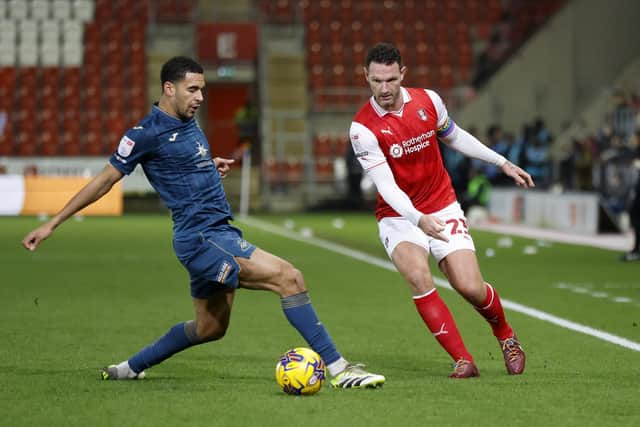 The growing impact of Sean Morrison is helping Rotherham United's cause. Picture: Jim Brailsford