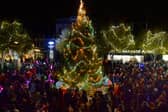 Rotherham Christmas lights switch on - pic by Kerrie Beddows