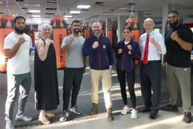 MOVING FOR MENTAL HEALTH: John Healey MP at Unity Gym