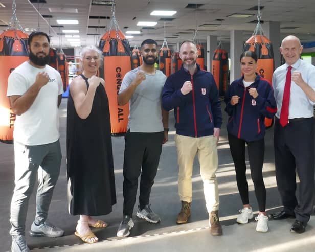 MOVING FOR MENTAL HEALTH: John Healey MP at Unity Gym