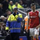 Rotherham United's Daniel Ayala is sent off at Plymouth Argyle, a week after his dismissal against Swansea City. Picture: Jim Brailsford