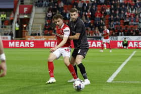 Rotherham United midfielder Ollie Rathbone in Championship action against Bristol City, a match in which he was cautioned. Picture: Jim Brailsford