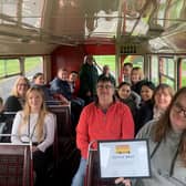 ALL ABOARD: Successful students of the independent travel training