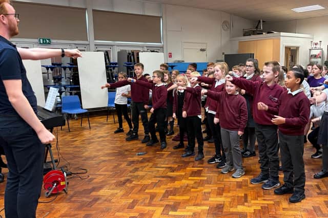 Barnsley Youth Choir have been leading sessions at primary schools in the Dearne Valley