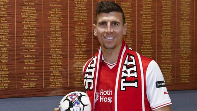 Daniel Ayala in his new Rotherham United colours.