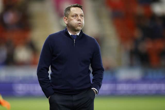 Rotherham United head coach Leam Richardson during the Plymouth Argyle game. Picture: Jim Brailsford