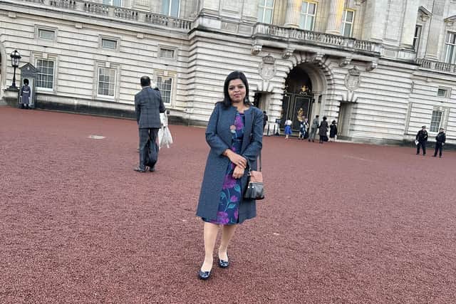 Shapna at Buckingham Palace