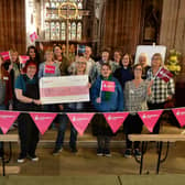 Rotherham Social Supermarket volunteers, staff and service users celebrate £52,472 lottery funding (Photo - Kerrie Beddows)