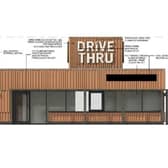 The plans for the drive-thru