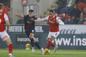 Cohen Bramall in possession for Rotherham United against West Brom at AESSEAL New York Stadium. Picture: Jim Brailsford