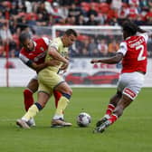 Cameron Humphreys in action for Rotherham United against Preston North End in the Championship contest at AESSEAL New York Stadium. Picture: Jim Brailsford