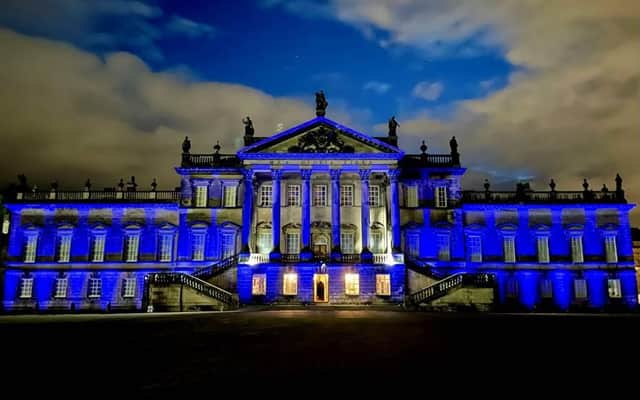 Stunning Wentworth Woodhouse by night.