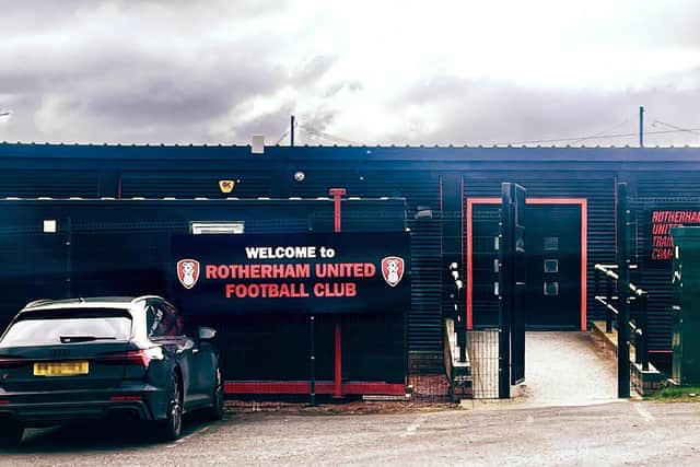 The entrance to Rotherham United's Roundwood training base. Picture: Kerrie Beddows