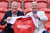 Rotherham United chairman Tony Stewart and head of football Steve McClaren before the start of the season