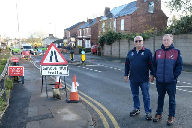 Rex Jenkinson Rotheram Rotherham Rugby Club counts the cost of ongoing roadworks