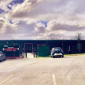 The entrance to Rotherham United's Roundwood facilities. Picture: Kerrie Beddows