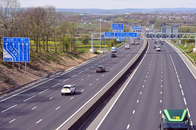 M1 Smart Mortorway section opens. 170555-2