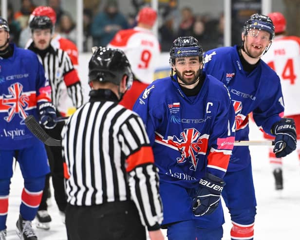 GB captain Liam Kirk. Pictures by Dean Woolley