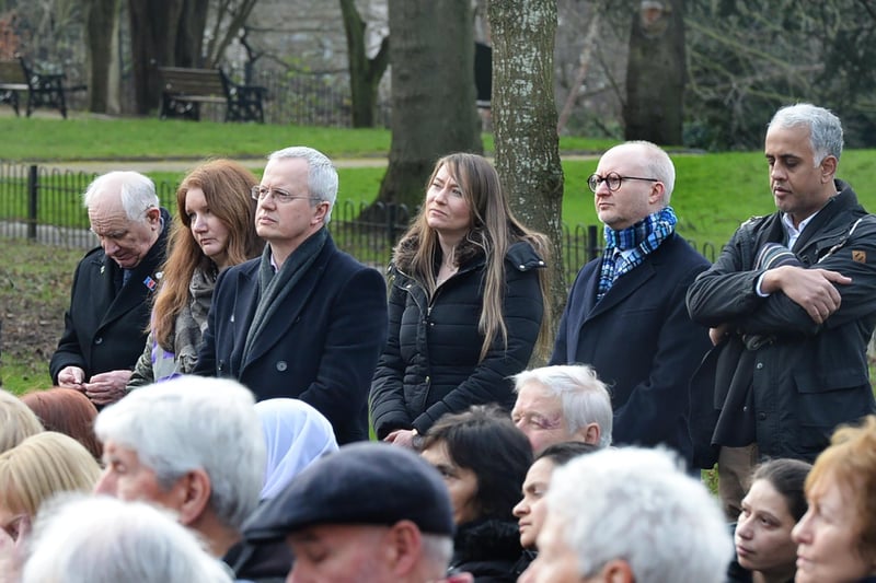 Rotherham's Holocaust Memorial Day event at Clifton Park.