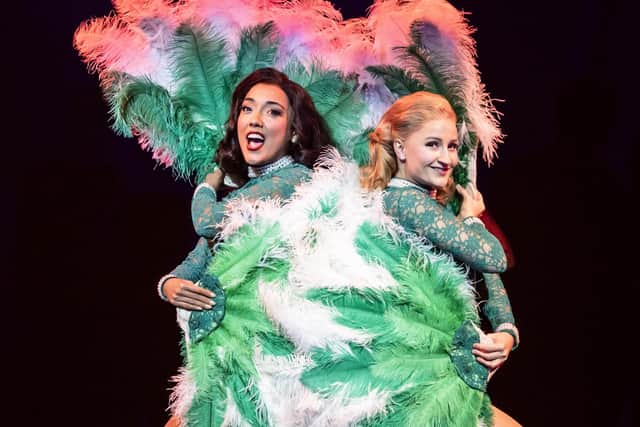 Betty and Judy Haines (Grace Mouat and Natasha Mould) in White Christmas. 
A Sheffield Theatres Production, 2023, Credit: Johan Persson
