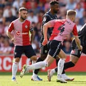 Andre Green in action for Rotherham United in the Championship encounter at Southampton. Picture: Jim Brailsford