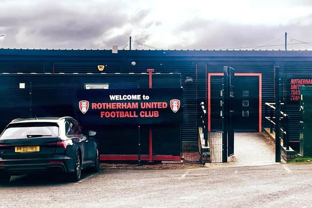 The entrance to Rotherham United's Roundwood training base. Picture: Kerrie Beddows