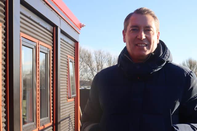 Rotherham United's new director of football, Rob Scott, at the club's Roundwood training complex