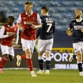 Sam Clucas on his first start for Rotherham United, against Millwall in the Championship at the New De. Picture: Jim Brailsford