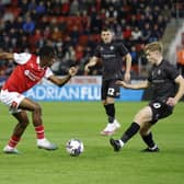 Dexter Lembikisa in possession for Rotherham United against Bristol City in the Championship clash at AESSEAL New York Stadium. Picture Jim Brailsford
