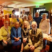 The Mayor and Mayoress of Rotherham Cllr Robert Taylor and Tracy Taylor were special guests at the recent friendship lunch held at Toby Carvery recently, where entertainment was provided by singer and musician Oliver Harris (back centre).
