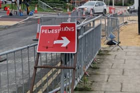 COSTLY: Works on the cycle lanes