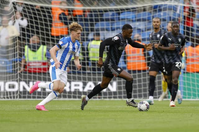 Flashback to Rotherham United's 2-0 loss at Huddersfield Town in September. Picture: Jim Brailsford