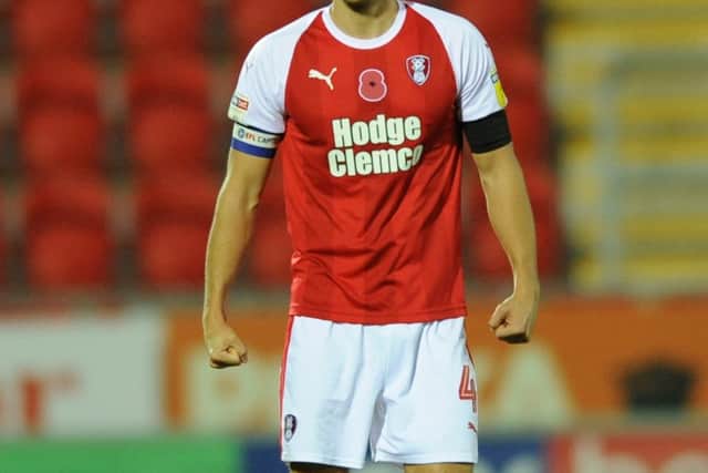 Will Vaulks during his Rotherham United days in 2018.