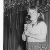 ON STAGE: Marian, aged seven