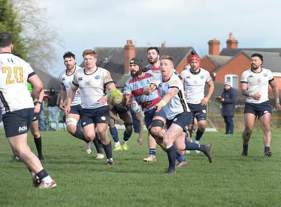 Leeds Tykes and Rotherham Titans in action last week. Pictures by Kerrie Beddows