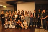 AWARDS TIME: young athletes at Rotherham Harriers presentation night.