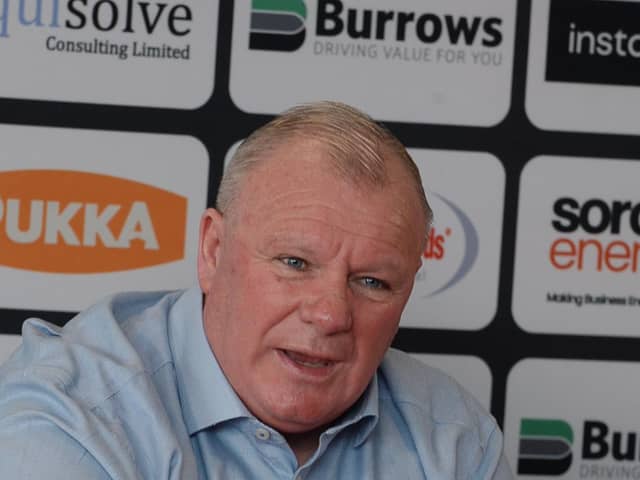 New Rotherham United manager Steve Evans. Picture: Kerrie Beddows