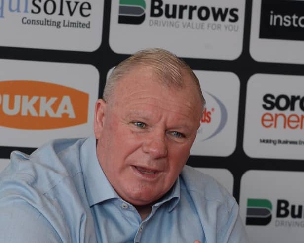 New Rotherham United manager Steve Evans. Picture: Kerrie Beddows