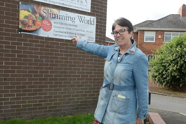 Slimmer Carol Crabtree who is now running Slimming World sessions at Bolton on Dearne.