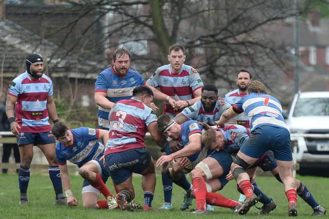 Action from the recent game against Sheffield RUFC.