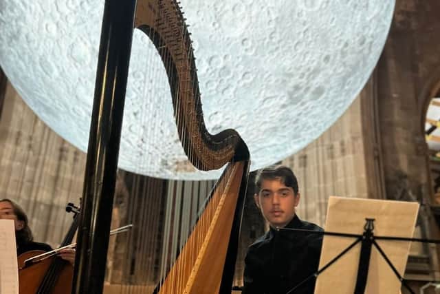 HIGH HOPES: For harpist Alejandro