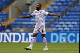 Tyler Blackett, Rotherham United's best outfield performer in the Championship clash at Cardiff. Picture: Jim Brailsford
