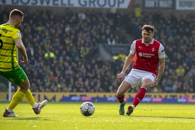 during the Sky Bet Championship match between Norwich City and Rotherham United at Carrow Road, Norwich on Saturday 9th March 2024. (Photo: David Watts | MI News)