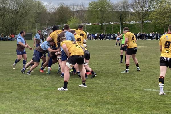 Rotherham Titans and Sheffield Tigers do battle at Dore Moor